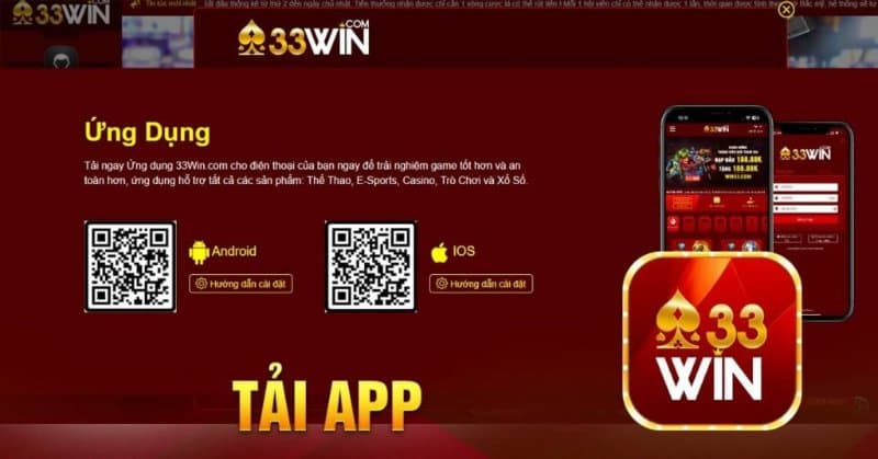 Cách tải game 33win trên IOS